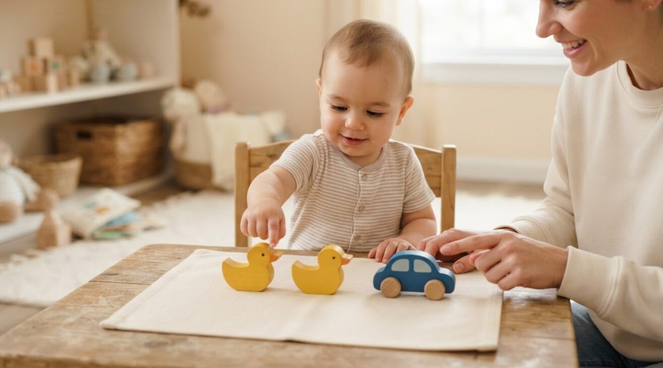 Same & Different Activity Cards for 1-Year-Old Toddlers