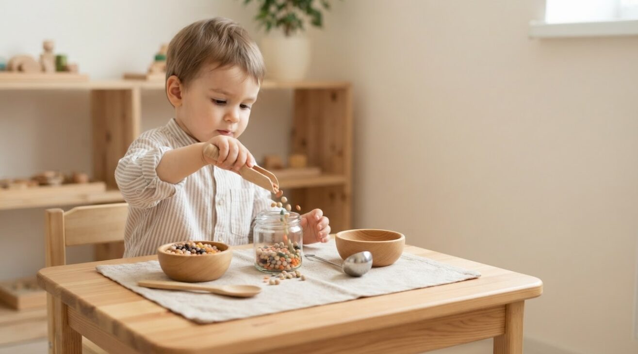 Scooping & Pouring Activity Cards for 3-Year-Old Toddlers