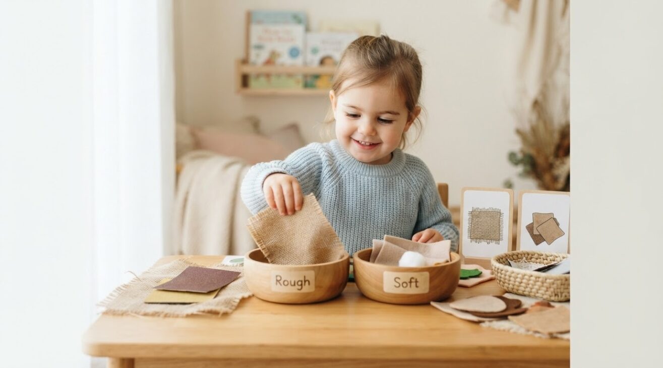 Sensory Textures Activity Cards for 2-Year-Old Toddlers