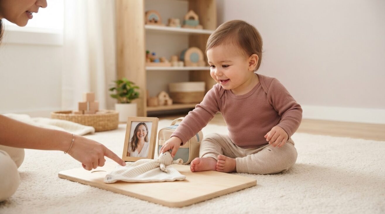 Separation & Reunion Routines Activity Cards for 1-Year-Old Toddlers