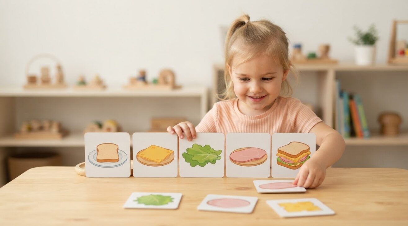 Sequencing & Retelling Activity Cards for 3-Year-Old Toddlers