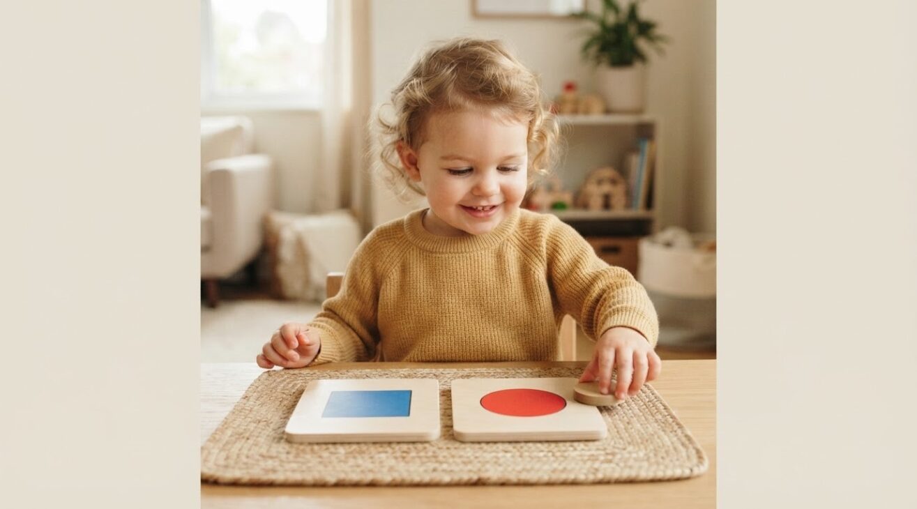 Shape Recognition Activity Cards for 2-Year-Old Toddlers