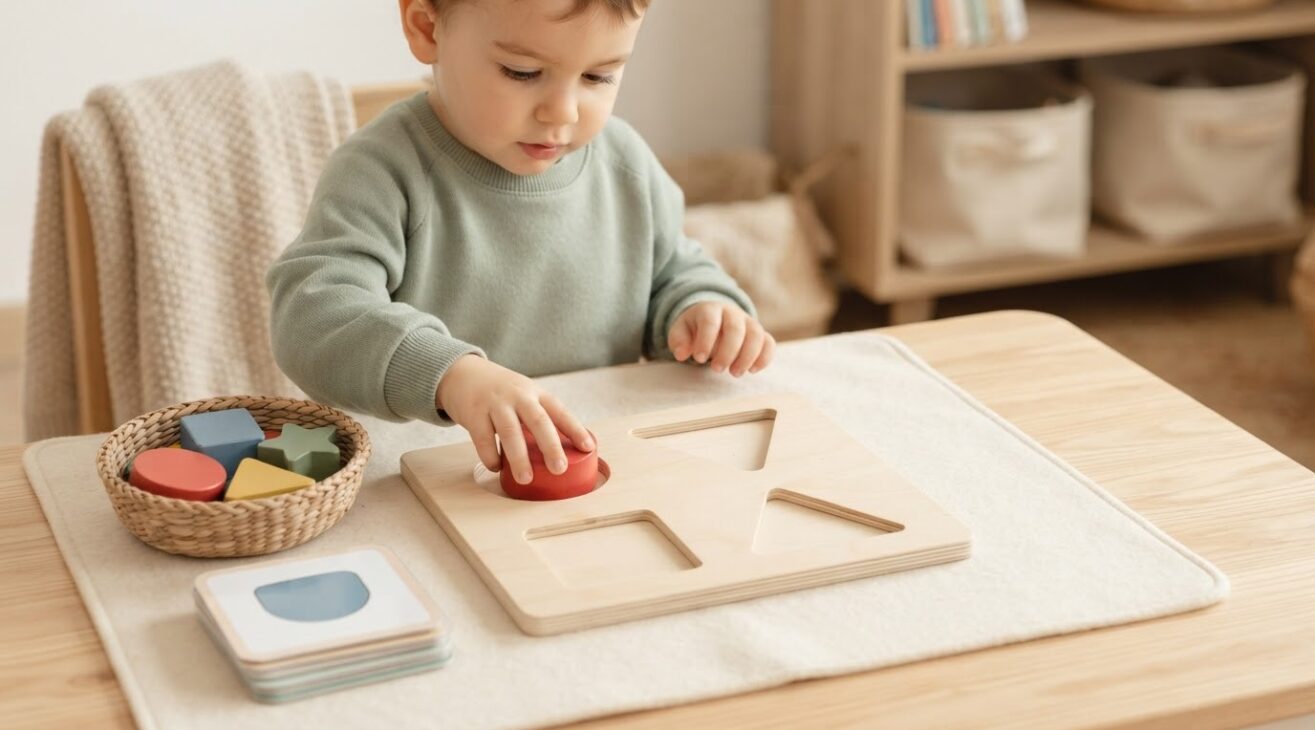 Shape Recognition Activity Cards for 3-Year-Old Toddlers