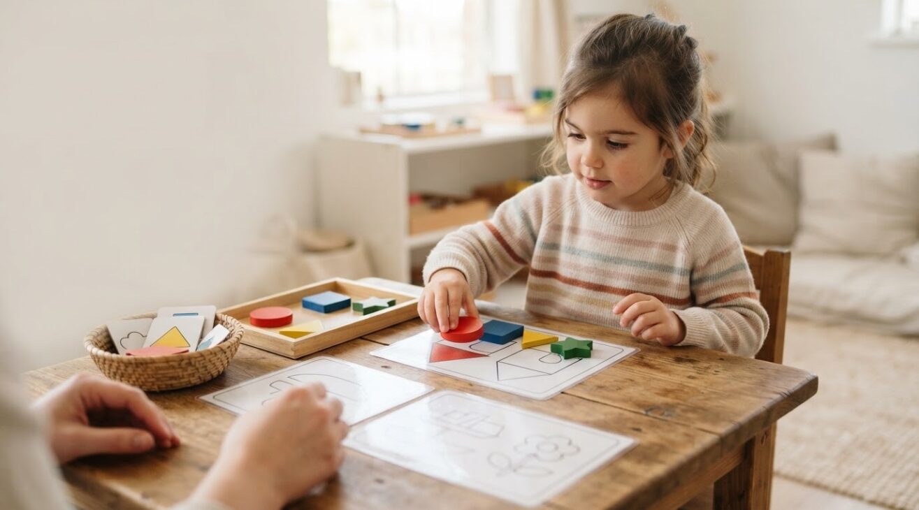 Shape Recognition Activity Cards for 4-Year-Old Kids