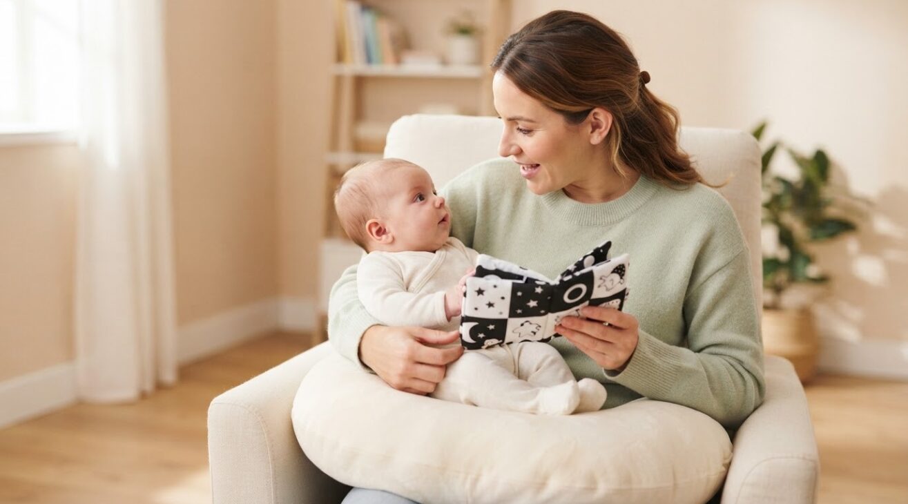 Shared Reading Activity Cards for Babies 0–3 Months