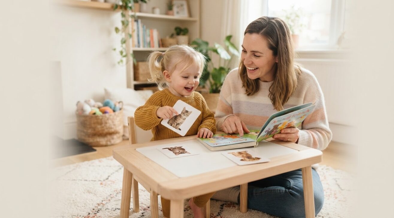 Shared Reading Activity Cards for 2-Year-Old Toddlers