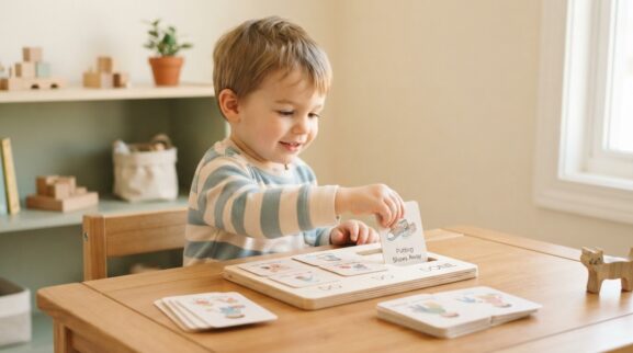 Simple Responsibilities Activity Cards for 3 Years printable learning activity for a 3-year-old