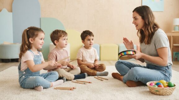 Sing, Move & Listen: Call & Response for 4 Years parent learning guide for a 4-year-old