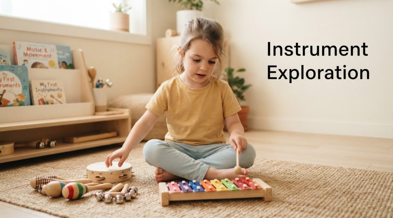 Sing, Move & Listen: Instrument Exploration for 5-Year-Old Kids