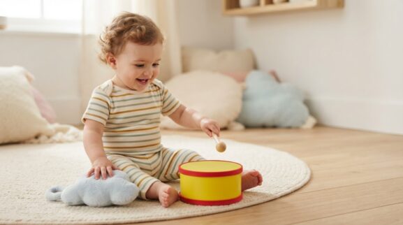 Sing, Move & Listen: Loud / Soft for 1 Year parent learning guide for a 1-year-old