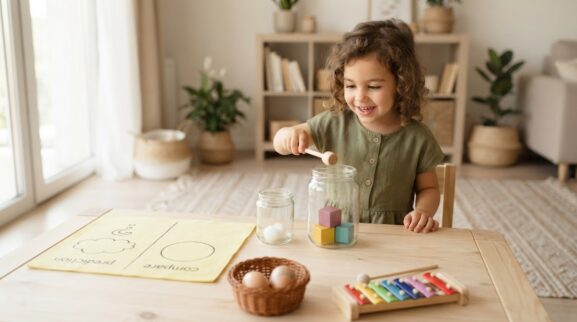 Sing, Move & Listen: Loud / Soft for 4 Years parent learning guide for a 4-year-old