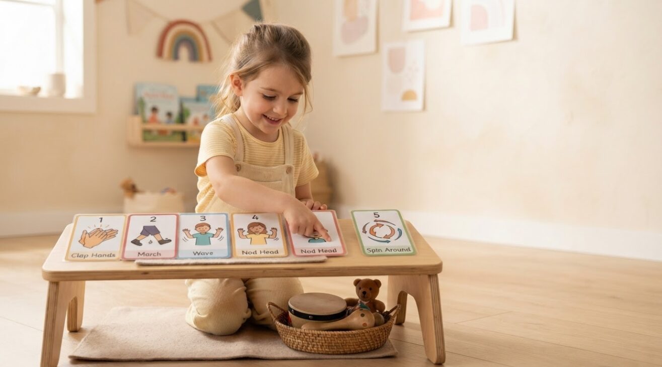 Sing, Move & Listen: Repeated Songs & Rhymes for 5-Year-Old Kids