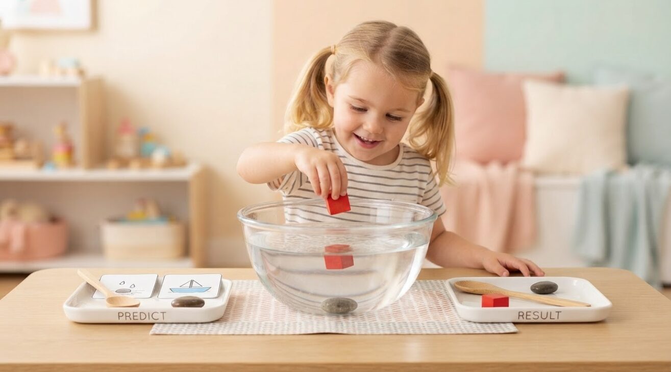 Sink & Float Activity Cards for 4-Year-Old Kids