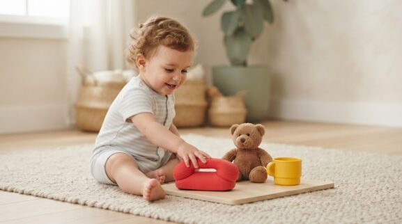 Social & Functional Words Activity Cards for 1 Year printable learning activity for a 1-year-old