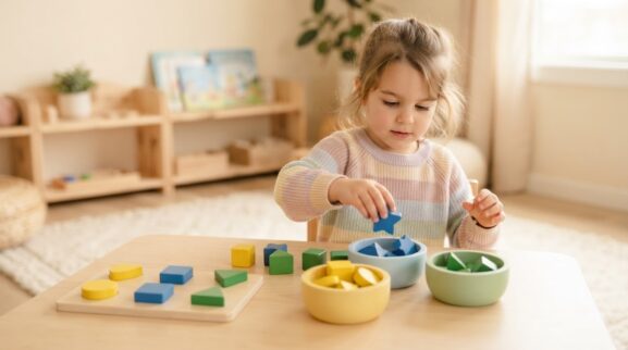 Sorting & Categorizing Activity Cards for 4 Years printable learning activity for a 4-year-old