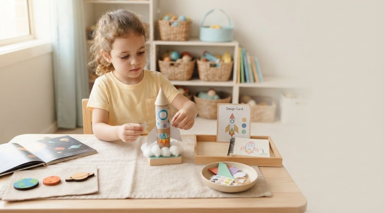 Space Basics Activity Cards for 5-Year-Old Kids