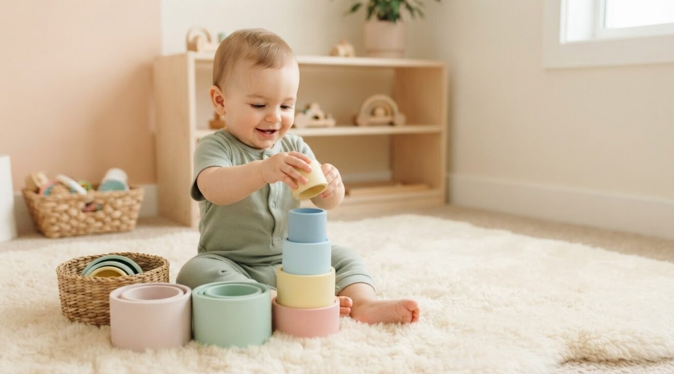 Stacking & Nesting for Babies 10–11 Months
