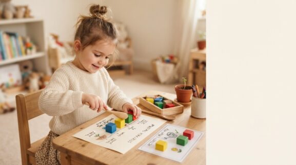 Story Comprehension Activity Cards for 4 Years printable learning activity for a 4-year-old