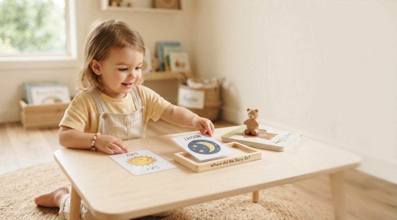 Storytelling Language Activity Cards for 2-Year-Old Toddlers