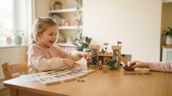 Storytelling Language Activity Cards for 5 Years printable learning activity for a 5-year-old