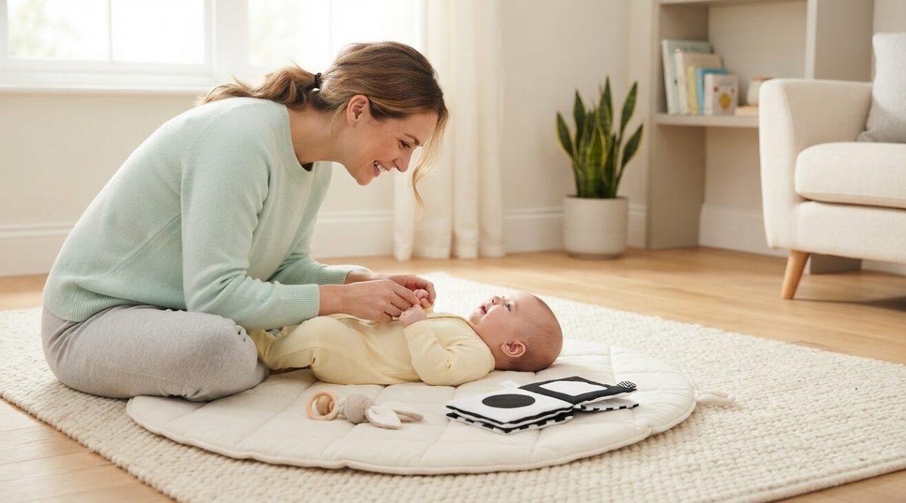 Supervised Floor-Time Interaction for Babies 4–6 Months