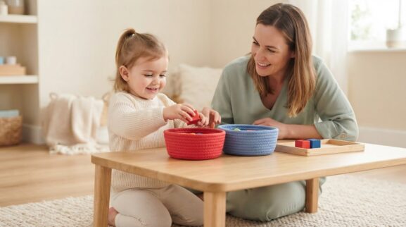 Teach Through Play: Color Recognition for 2 Years parent learning guide for a 2-year-old