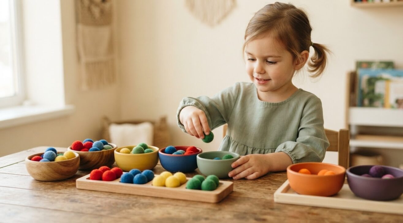 Teach Through Play: Color Sorting & Matching for 4-Year-Old Kids