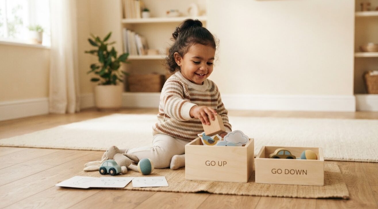 Teach Through Play: Direction Words for 2-Year-Old Toddlers