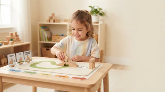 Teach Through Play: Direction Words for 4 Years parent learning guide for a 4-year-old