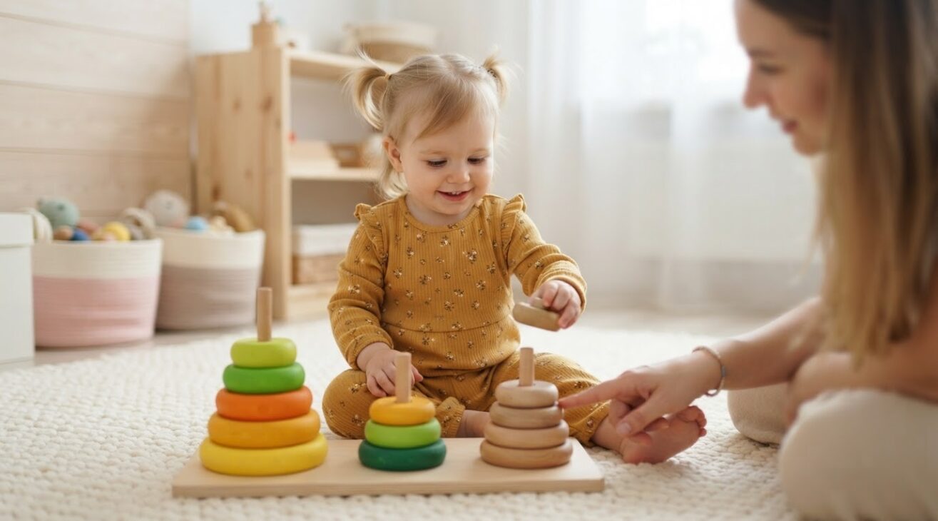 Teach Through Play: Size & Comparison for 1-Year-Old Toddlers