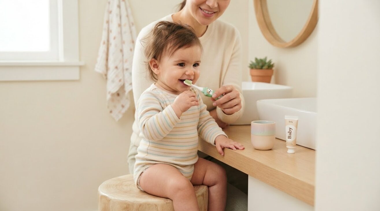 Toothbrushing Routine Activity Cards for 1-Year-Old Toddlers