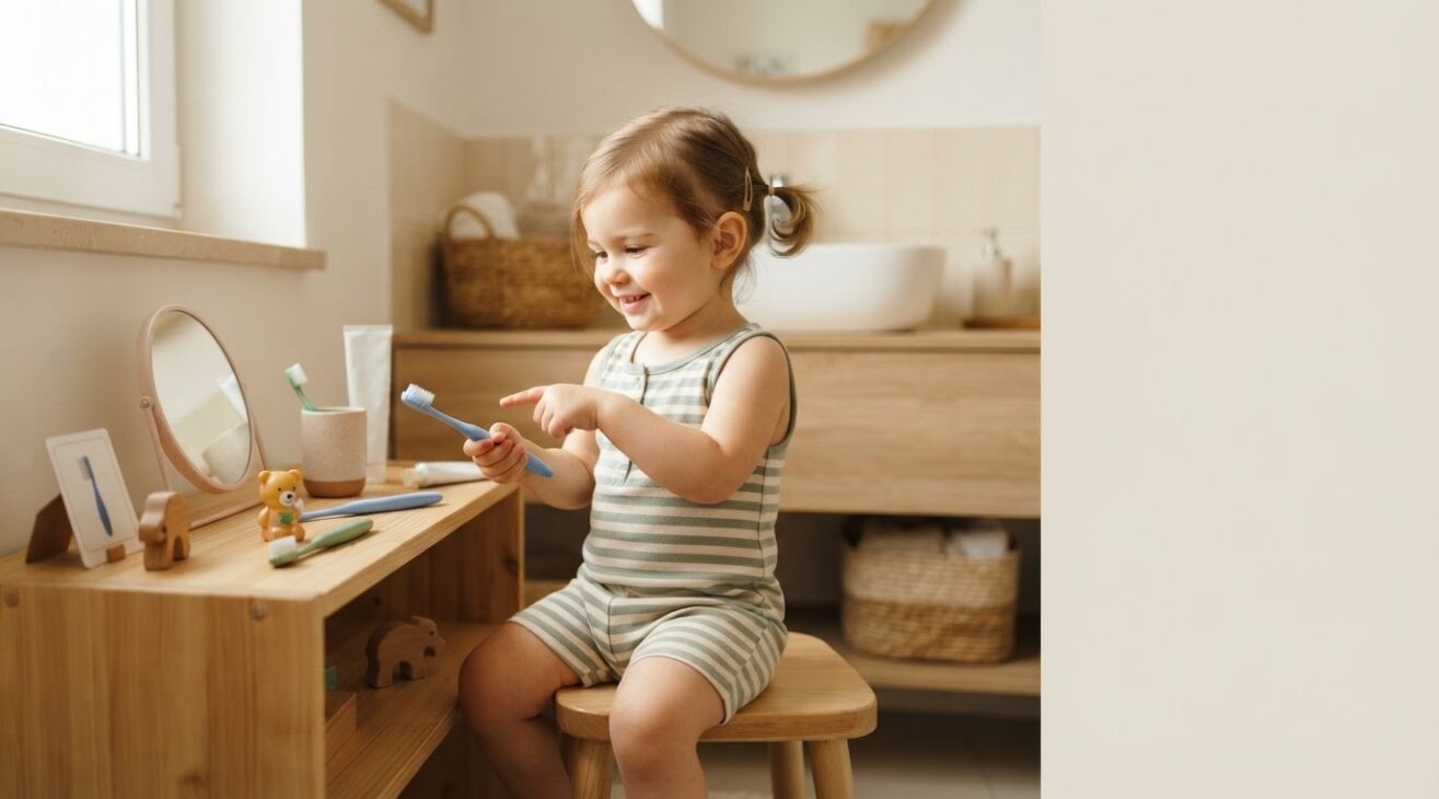 Toothbrushing Routine Activity Cards for 2-Year-Old Toddlers