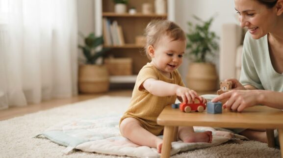 Try, Notice & Solve: Attention & Following Directions for 1 Year learning activity for a 1-year-old