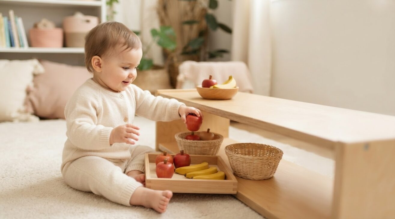 Try, Notice & Solve: Classification for 1-Year-Old Toddlers
