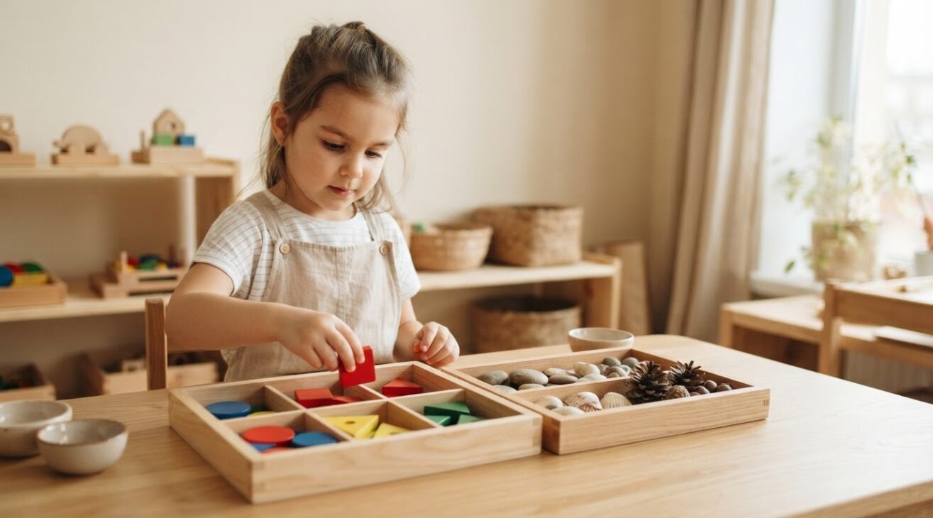 Try, Notice & Solve: Classification for 5-Year-Old Kids
