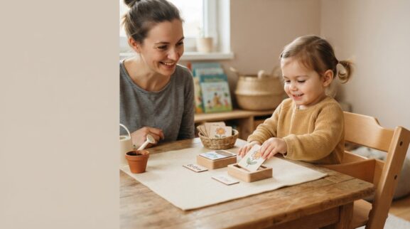 Try, Notice & Solve: Sequencing for 2 Years learning activity for a 2-year-old