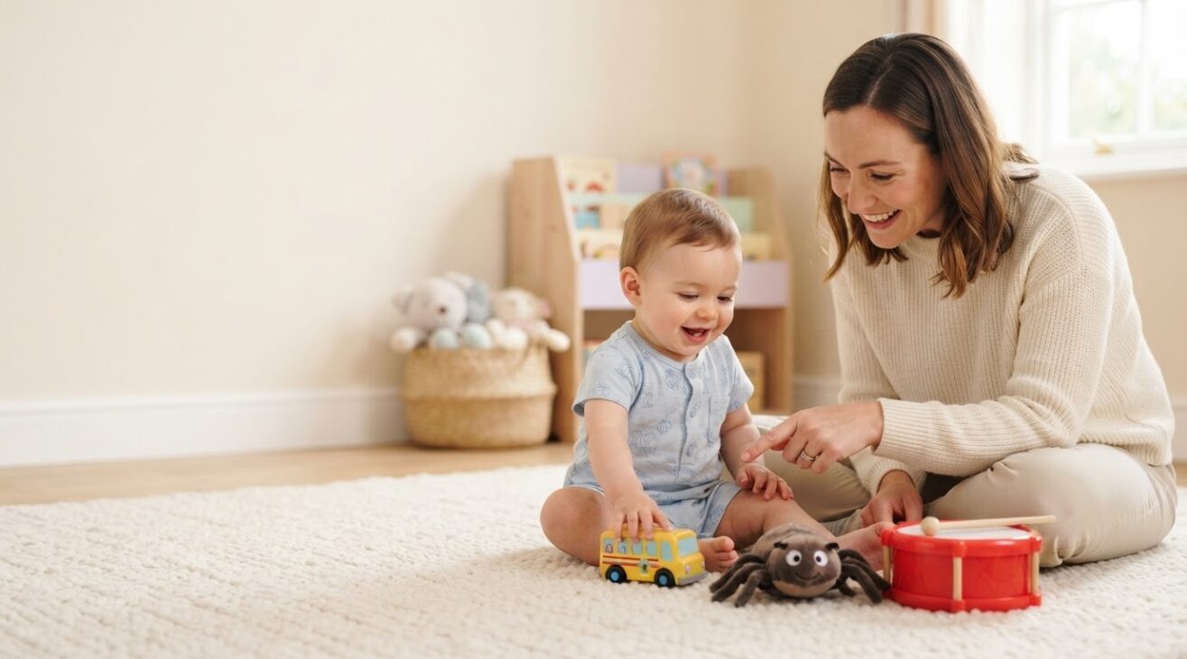 Use Action Songs to Teach First Verbs for 1-Year-Old Toddlers
