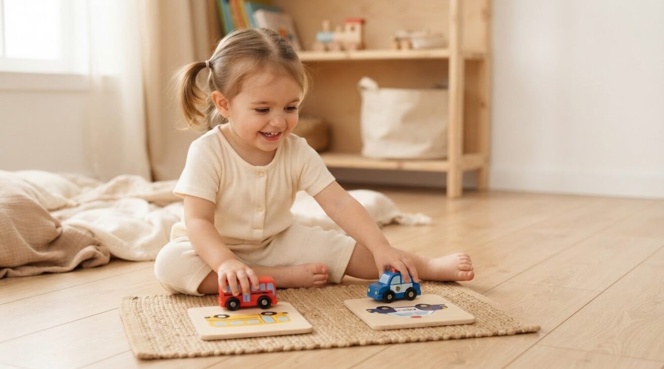 Vehicle Pretend Play Activity Cards for 2-Year-Old Toddlers