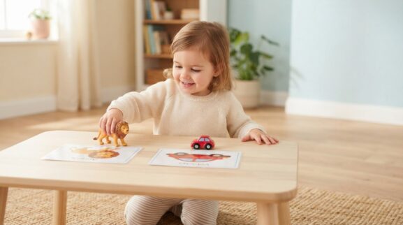 Vocabulary by Topic Activity Cards for 2 Years printable learning activity for a 2-year-old