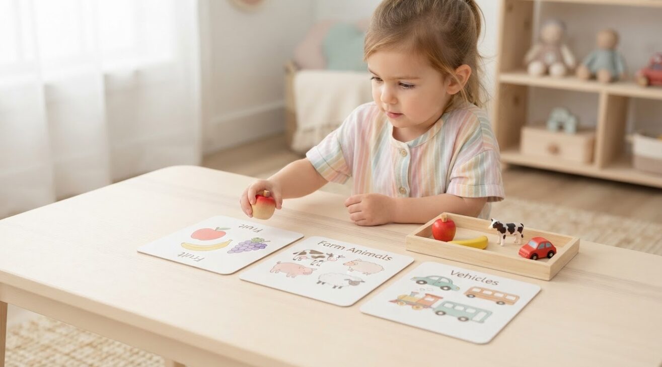 Vocabulary by Topic Activity Cards for 3-Year-Old Toddlers
