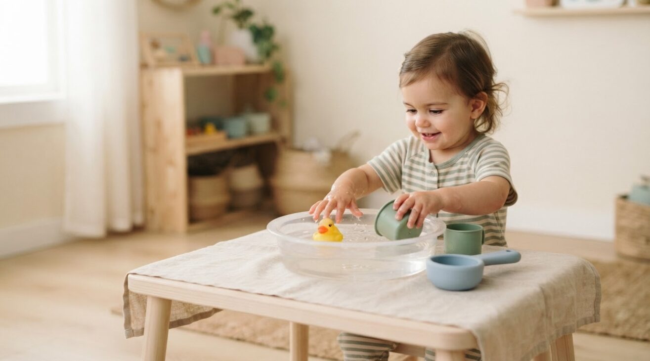 Water Exploration Activity Cards for 1-Year-Old Toddlers
