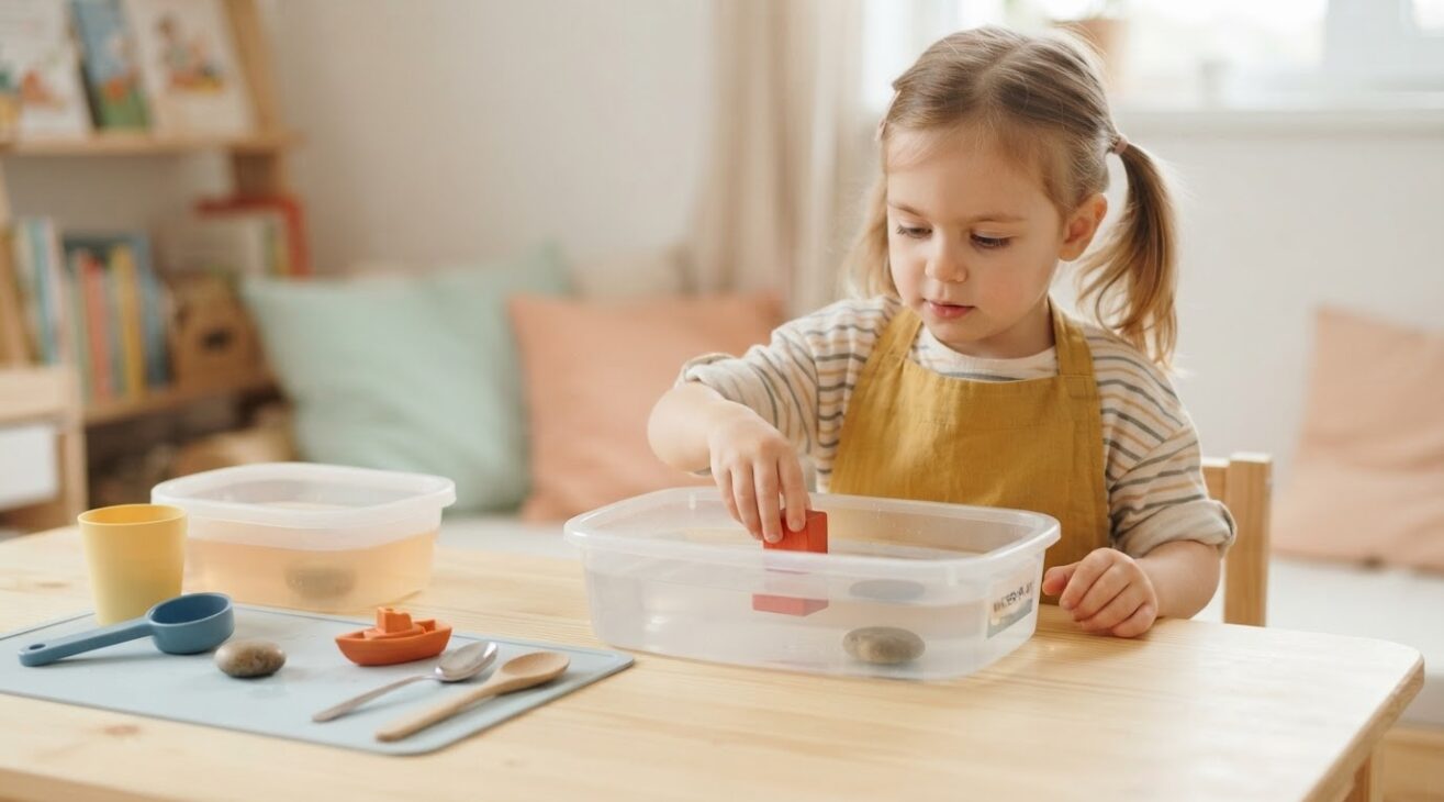 Water Exploration Activity Cards for 4-Year-Old Kids