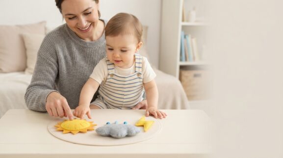 Weather Activity Cards for 1 Year printable learning activity for a 1-year-old
