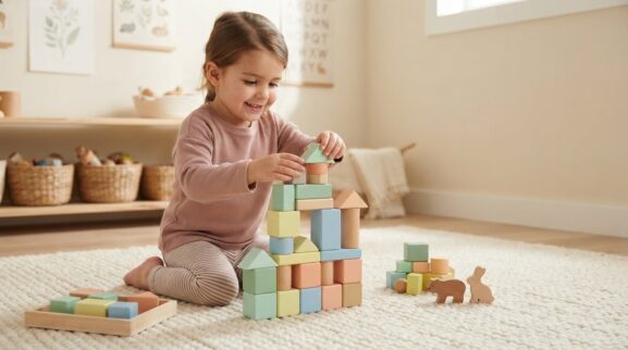 What Children Can Learn From Blocks Besides Building learning activity for a 3-year-old