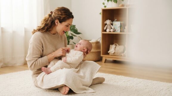 What to Look For in a Parent-and-Baby Music Class learning activity for a 0–3 month old baby