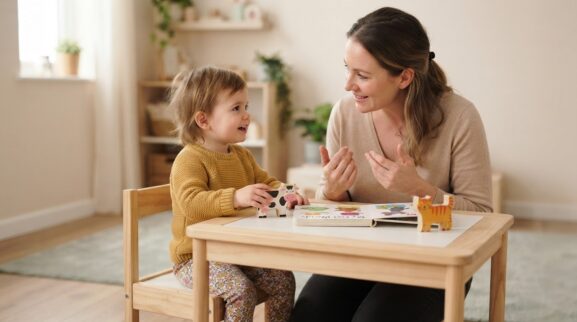 What to Look For in a Toddler Language-Enrichment Class learning activity for a 2-year-old