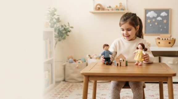 What Would You Say? Practice the Same Situation With Pretend Play learning activity for a 5-year-old