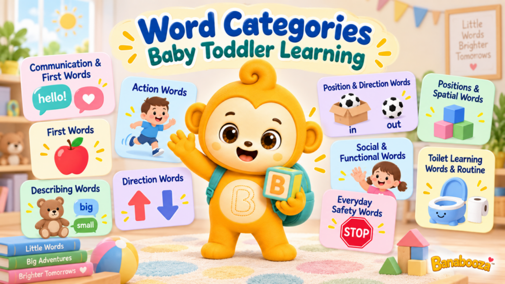 Word Categories Baby Toddler Learning
