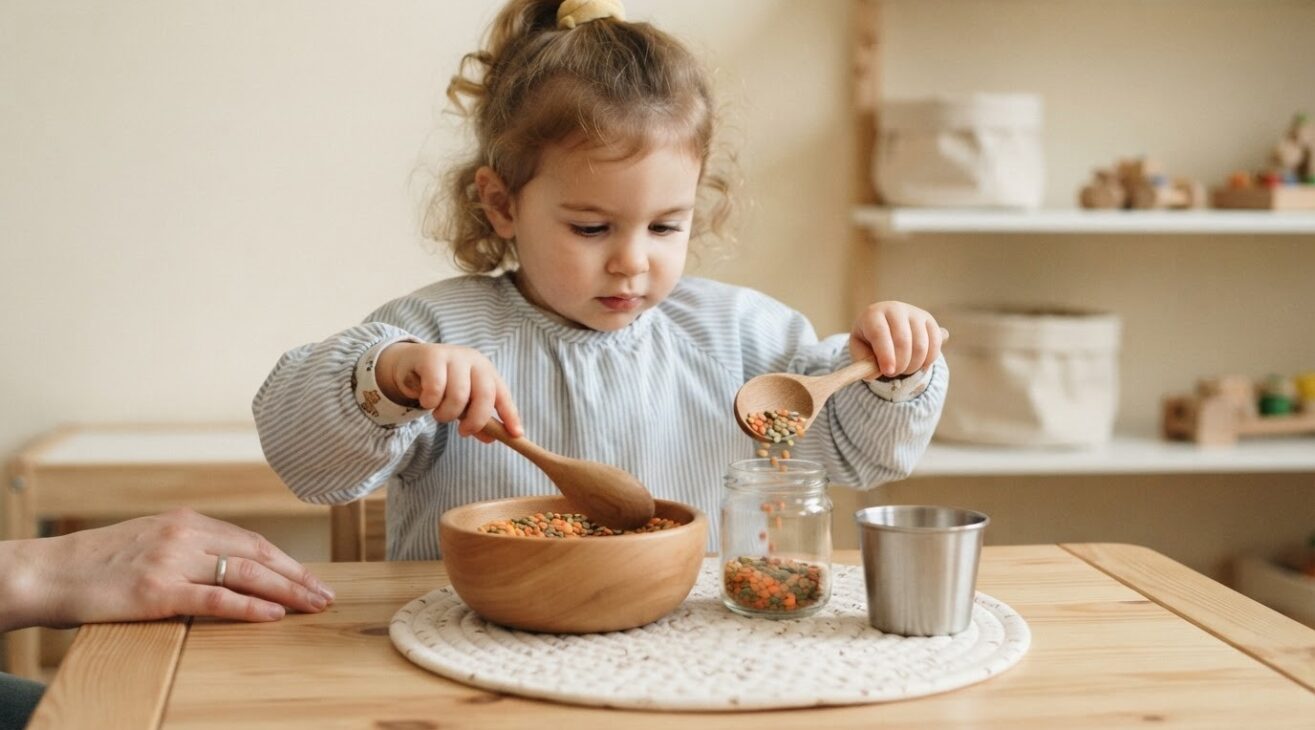 Scooping & Pouring for 2-Year-Old Toddlers: Build-a-Skill Path