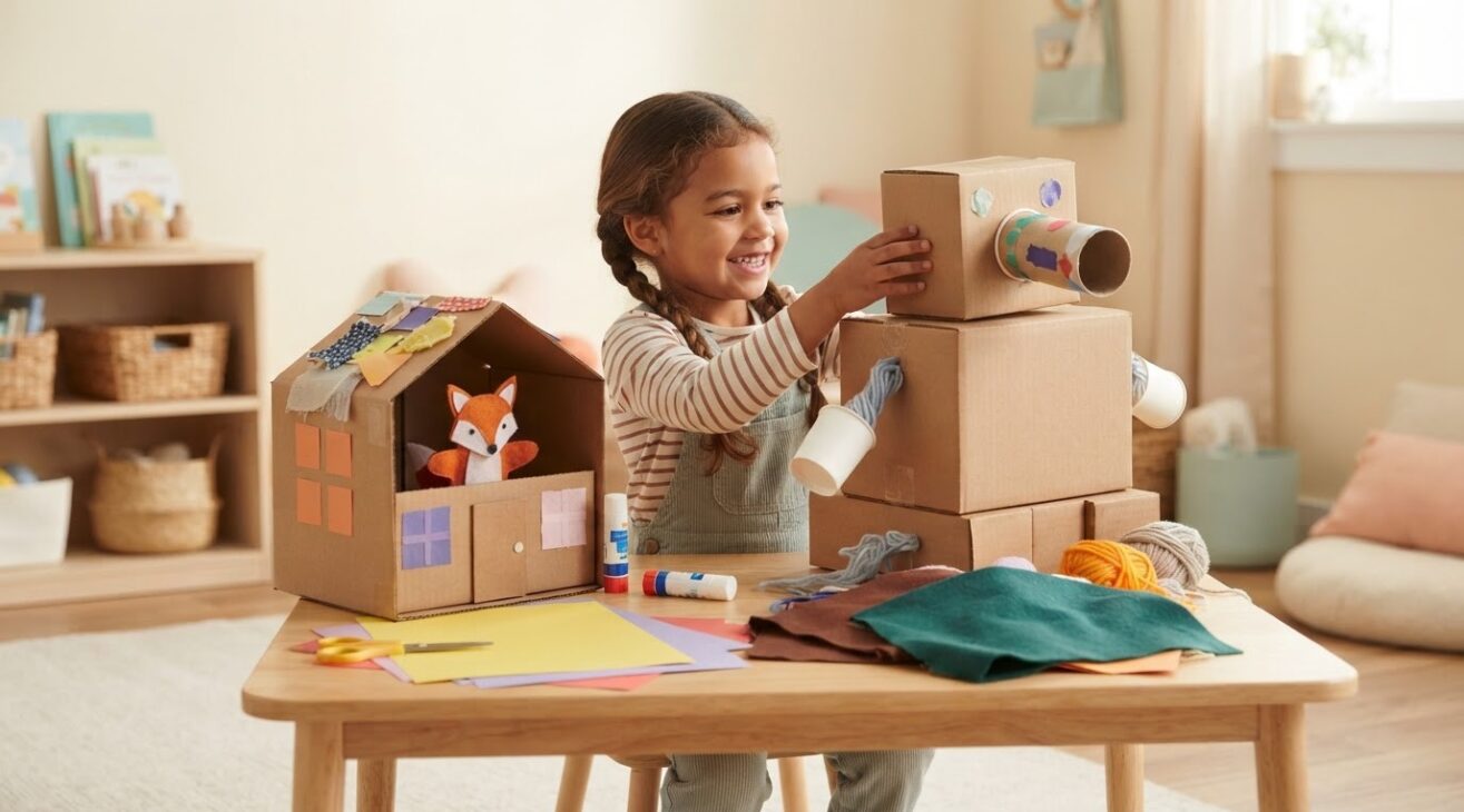 Puppets & Character Play for 3-Year-Old Preschoolers: Build-and-Change Challenge